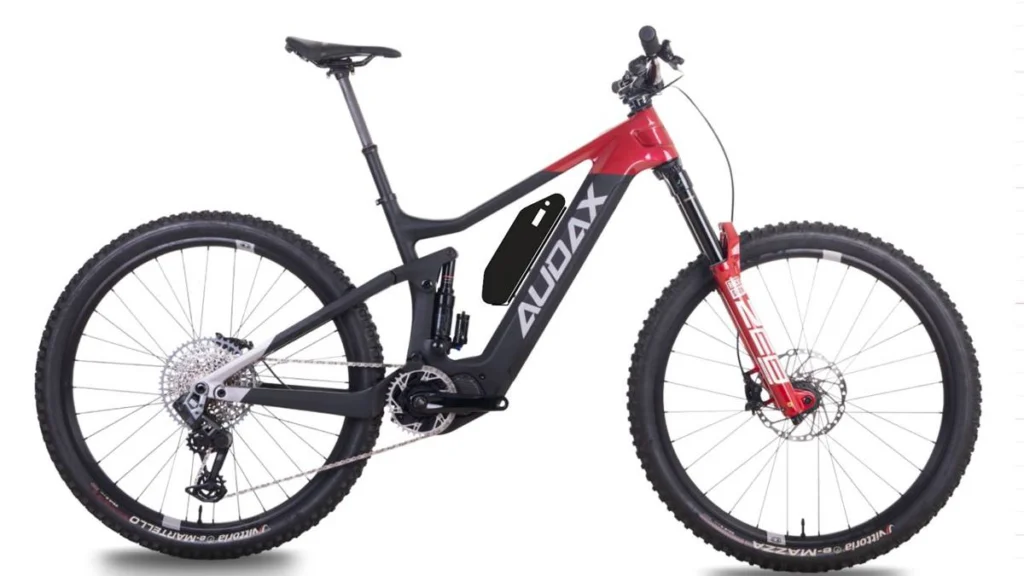 Projeção do Packbooster Custom 540 montado na Audax Furion E8