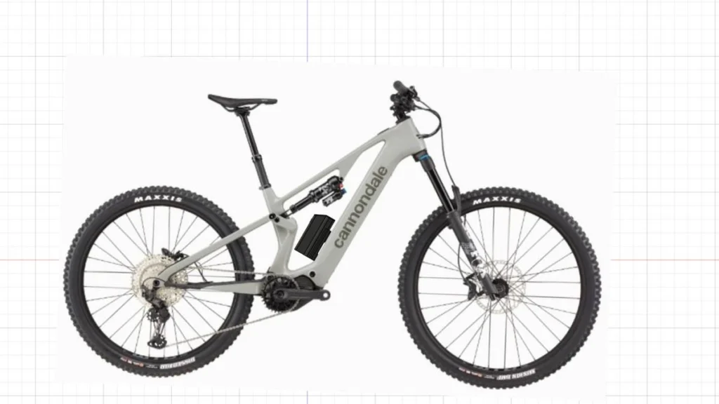 Projeção do Packbooster Mega Hex montado na Cannondale Moterra Carbon SL2