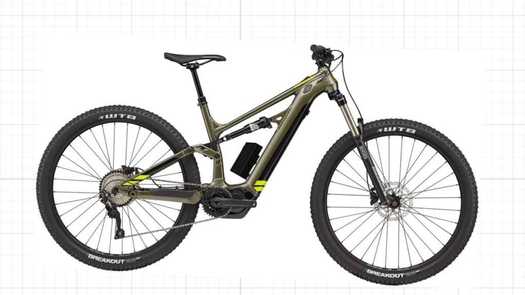 Projeção do Packbooster Mega Hex montado na Cannondale Moterra Neo 5