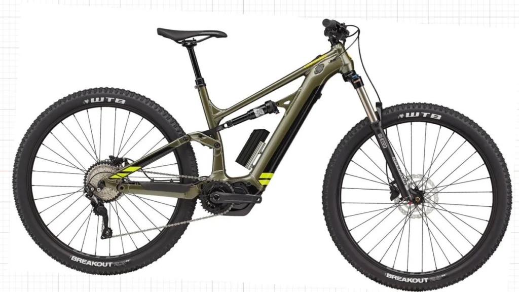 Projeção do Packbooster Mini Hex montado na Cannondale Moterra Neo 5