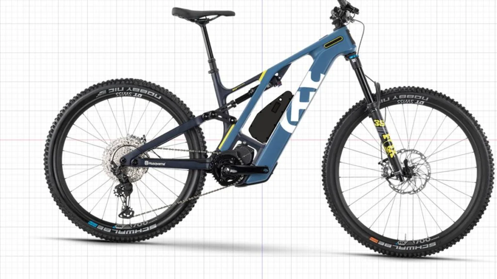 Projeção do Packbooster Custom 540 montado na Husqvarna MC5