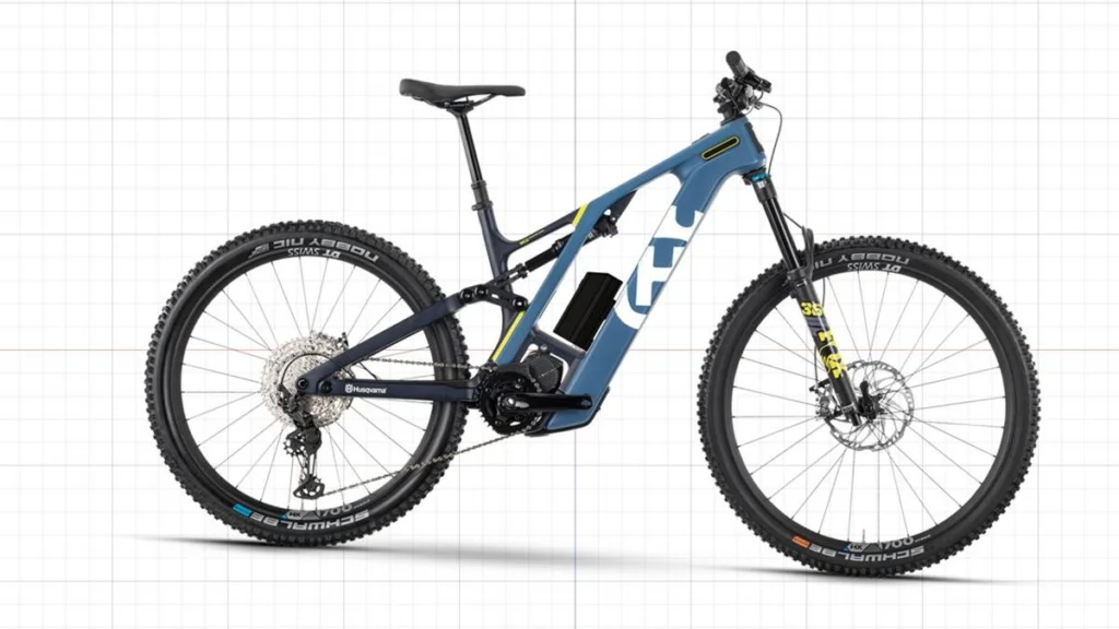 Projeção do Packbooster Mega Hex montado na Husqvarna MC5