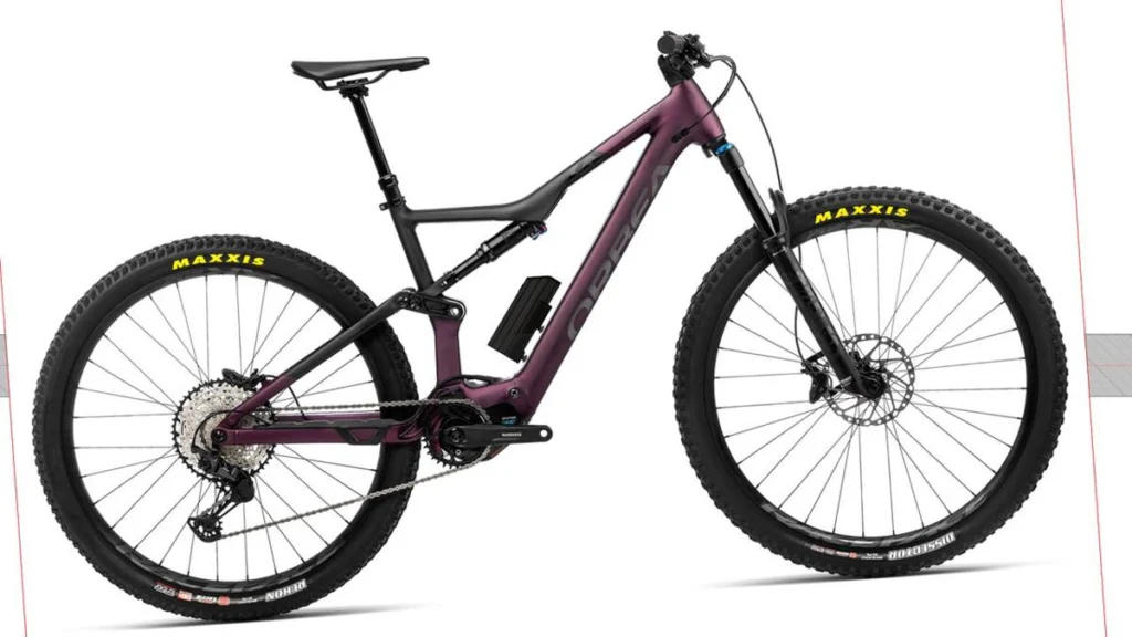 Projeção do Packbooster Mini Hex montado na Orbea Rise H20 e H30