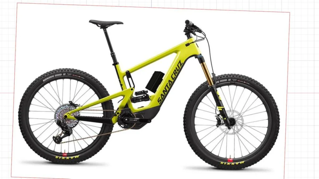 Projeção do Packbooster Mega Hex montado na Santa Cruz Heckler 8