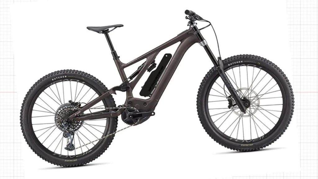 Projeção do Packbooster Custom 720 montado na Specialized Turbo Kenevo Expert