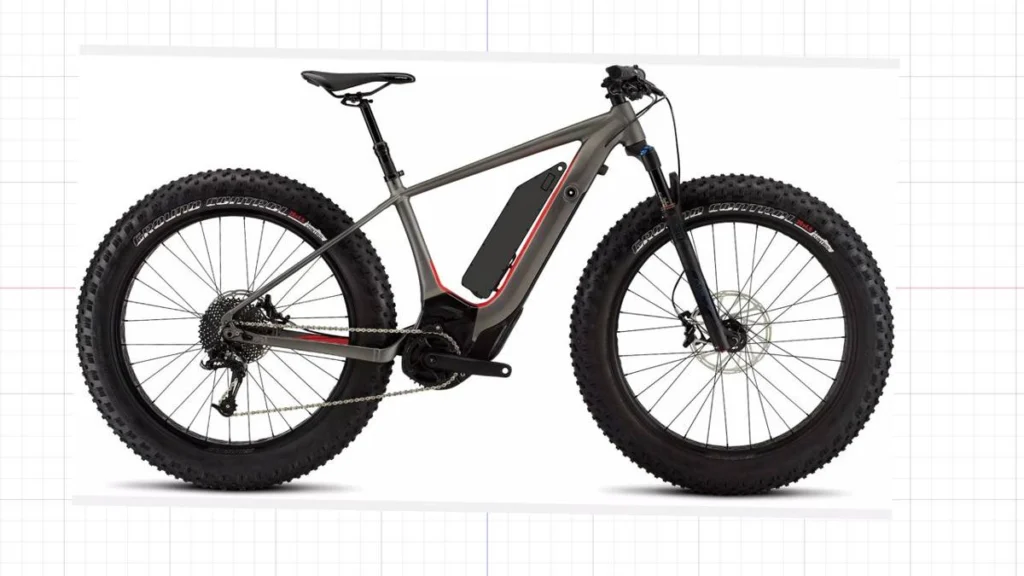 Projeção do Packbooster Custom 756 montado na Specialized Turbo Levo Fat