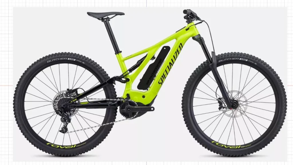 Projeção do Packbooster Custom 720 montado na Specialized Turbo Levo FSR