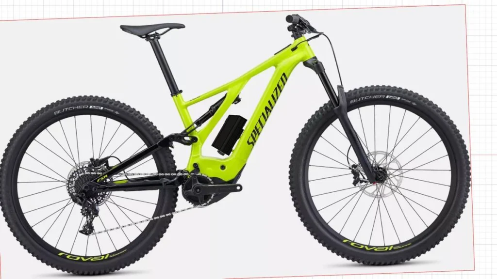 Projeção do Packbooster Mega Hex montado na Specialized Turbo Levo FSR