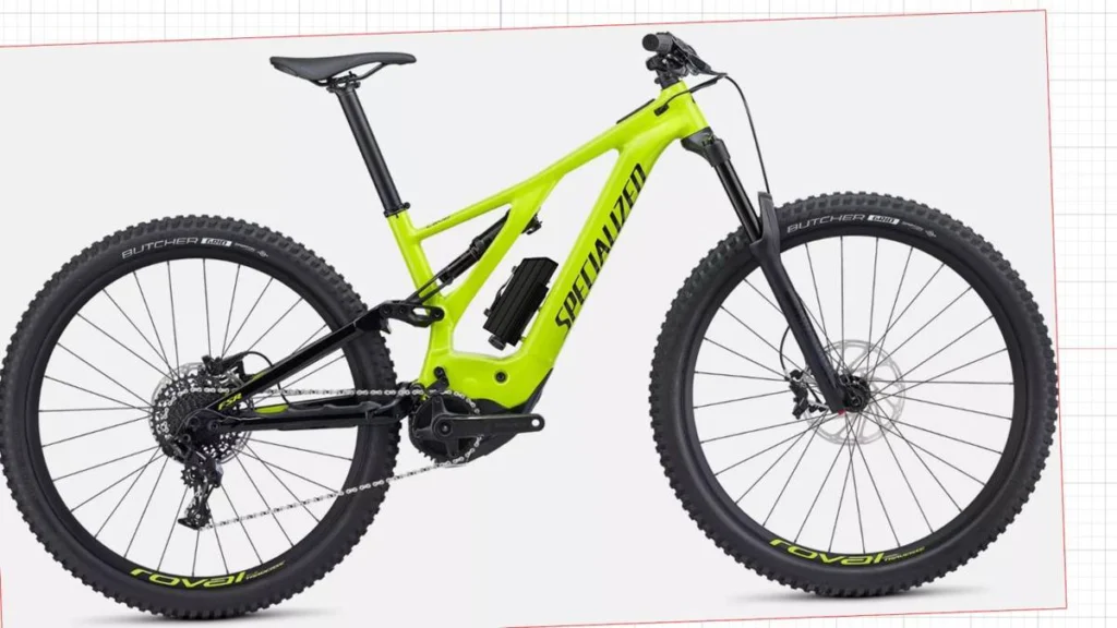 Projeção do Packbooster Mini Hex montado na Specialized Turbo Levo FSR