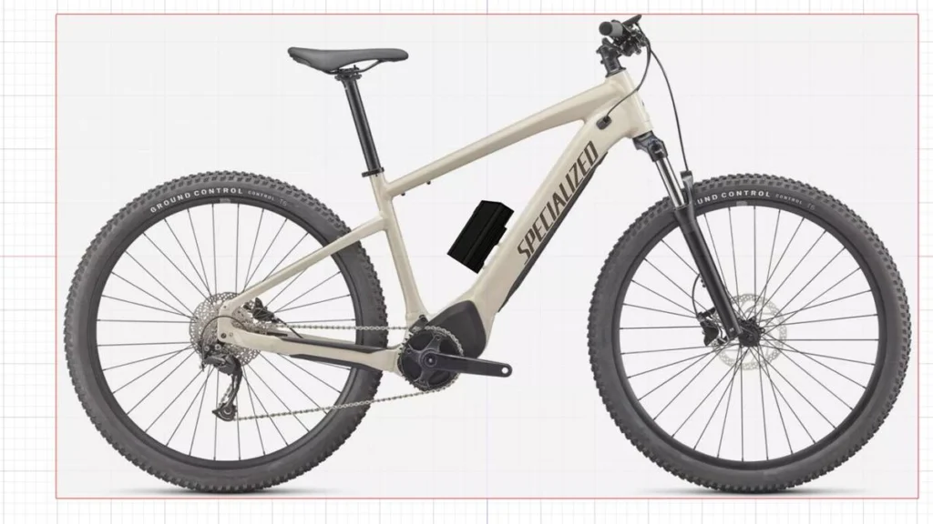 Projeção do Packbooster Mega Hex montado na Specialized Turbo Tero 3